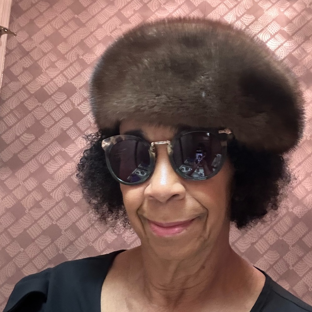 Brown Vintage Unbranded Mink Hat